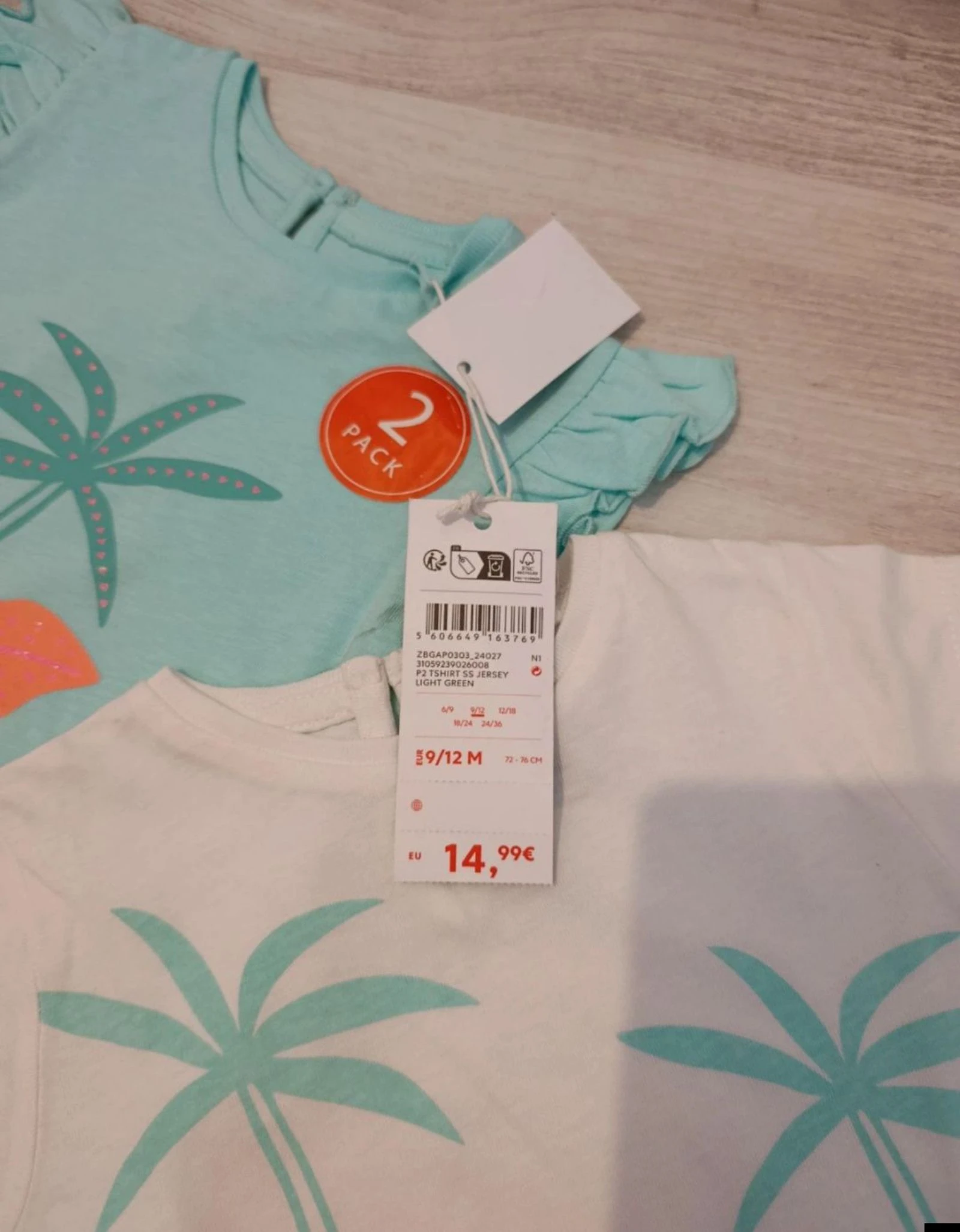 Pack t-shirts novas Zippy 